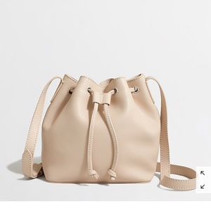 J. Crew Mini Leather Bucket Bag